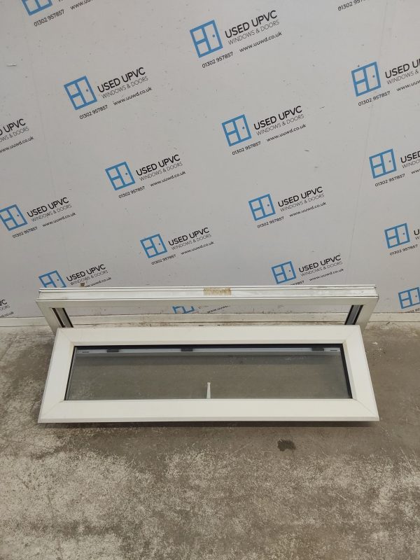Used White Upvc Window 1220mm x 415mm C4W126 - Image 3