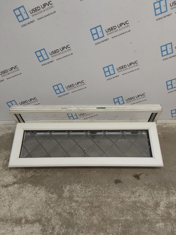 Used White Upvc Window 1210mm x 415mm C4W173 - Image 4