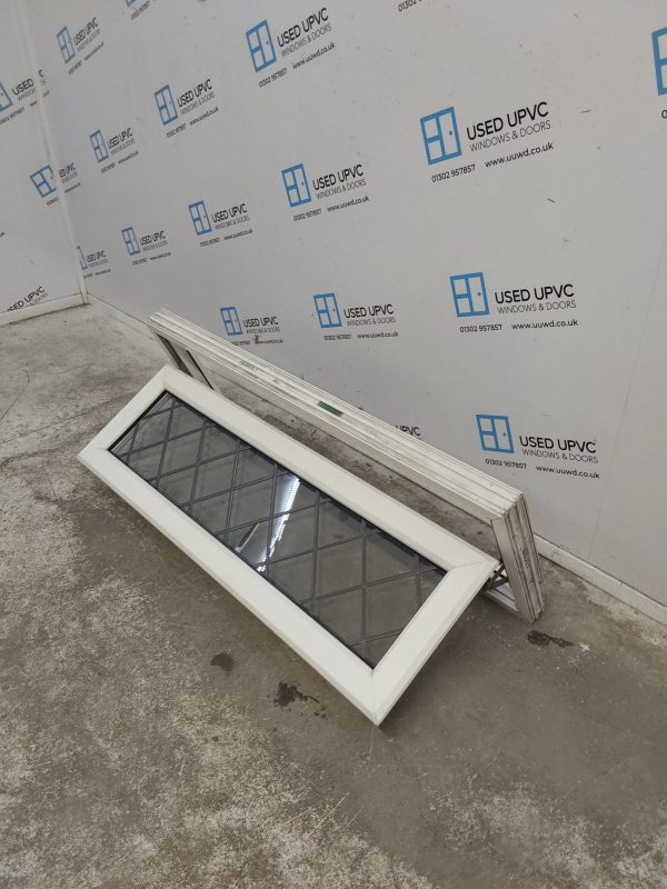 Used White Upvc Window 1210mm x 415mm C4W173 - Image 3
