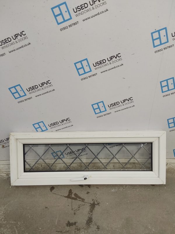 Used White Upvc Window 1210mm x 415mm C4W173 - Image 2