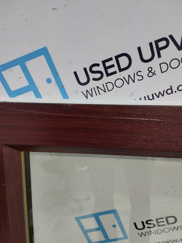 Used Rosewood Upvc Window 1195mm x 1030mm LW0126 - Image 5