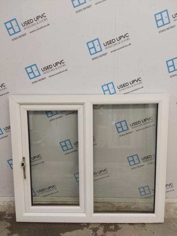 Used Rosewood Upvc Window 1195mm x 1030mm LW0126 - Image 2