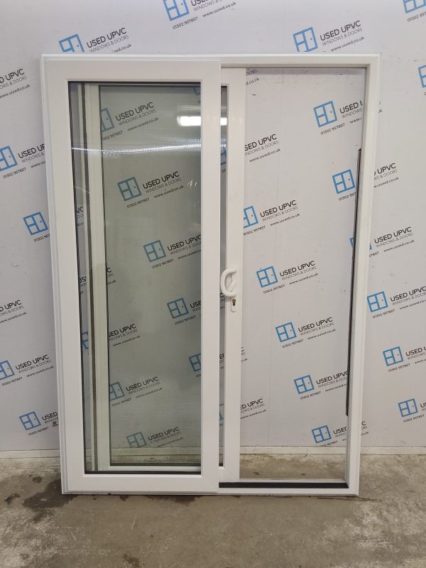 Used White Upvc Sliding Patio Doors 1490mm x 2085mm EA5 - Image 2