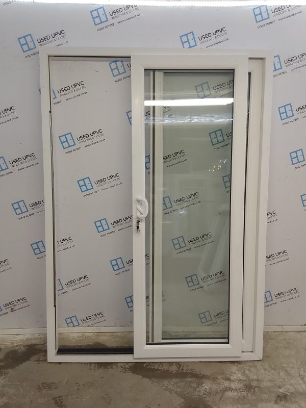 Used White Upvc Sliding Patio Doors 1490mm x 2085mm EA5 - Image 4