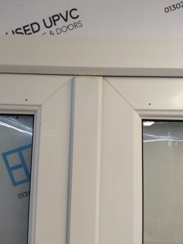 Used White Upvc French Doors 1435mm x 2210mm EA6 - Image 13