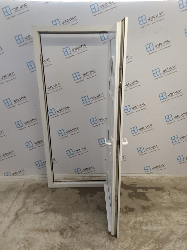 Used White Upvc Back Door 905mm x 2035mm 0554 - Image 3