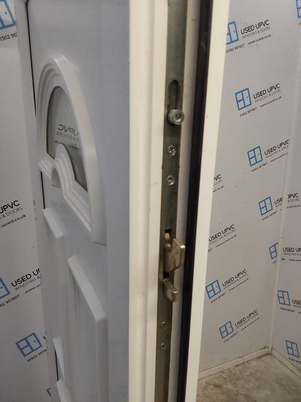 Used White Upvc Back Door 905mm x 2035mm 0554 - Image 8