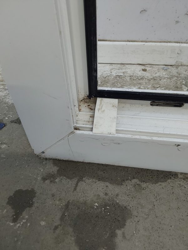 Used White Upvc Back Door 905mm x 2035mm 0554 - Image 4