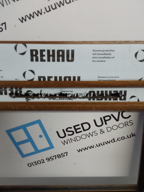 Brand New Oak Upvc Window Frame Unglazed 580mm x 1440mm USW124 - Image 5