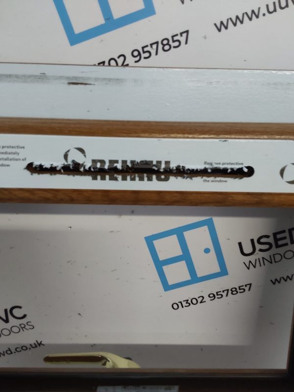 Brand New Oak Upvc Window Frame Unglazed 580mm x 1440mm USW124 - Image 6