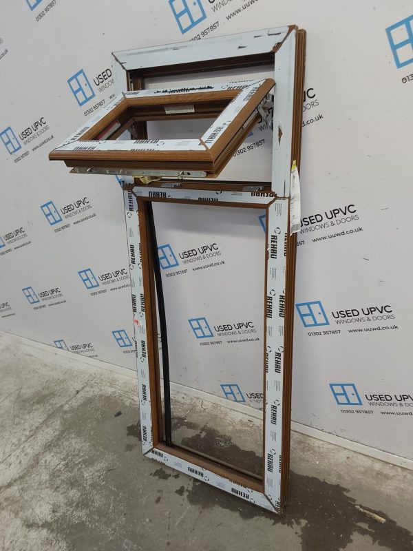 Brand New Oak Upvc Window Frame Unglazed 580mm x 1440mm USW124 - Image 4