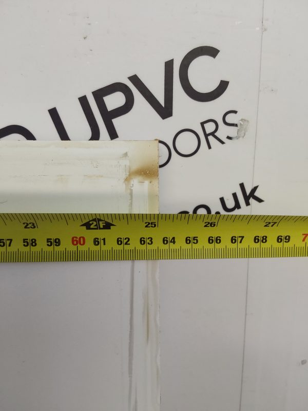 Used White Upvc Back Door Panel 636mm x 1726mm x 24mm UDP0011 - Image 2