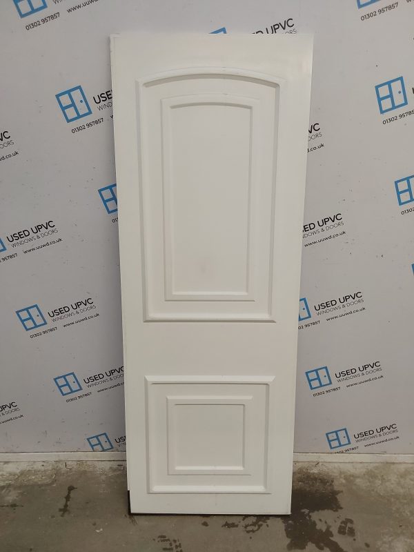 Used White Upvc Back Door Panel 636mm x 1726mm x 24mm UDP0011 - Image 4