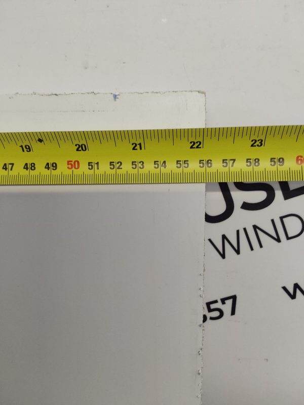 Used White Upvc Front Door Panel 560mm x 1750mm x 28mm UFDP0051 - Image 2