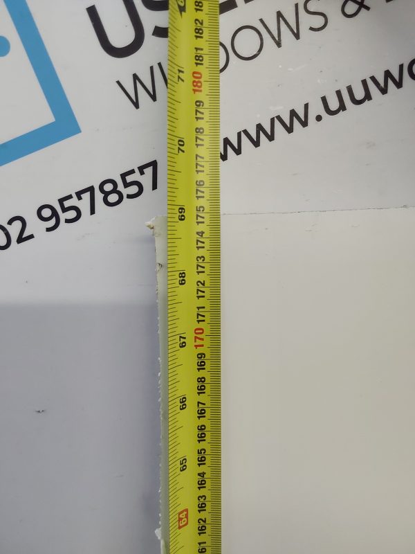 Used White Upvc Front Door Panel 560mm x 1750mm x 28mm UFDP0051 - Image 3