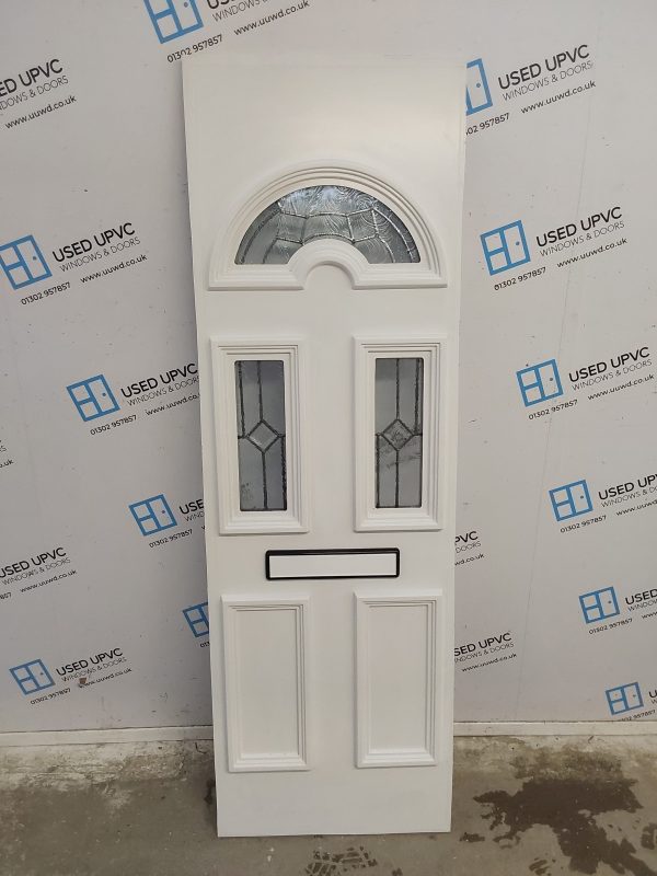 Used White Upvc Front Door Panel 560mm x 1750mm x 28mm UFDP0051 - Image 4