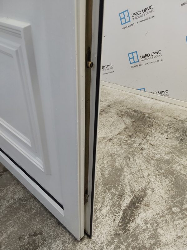 Used White Upvc Front Door And Side Panel 1365mm x 2090mm (Reduce To 2070mm) DS007 - Image 6