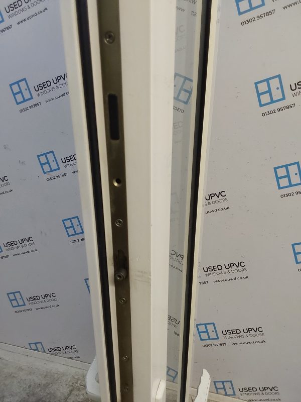 Used White Upvc French Doors (Outwards Opening) 1190mm x 2090mm EA5 - Image 3