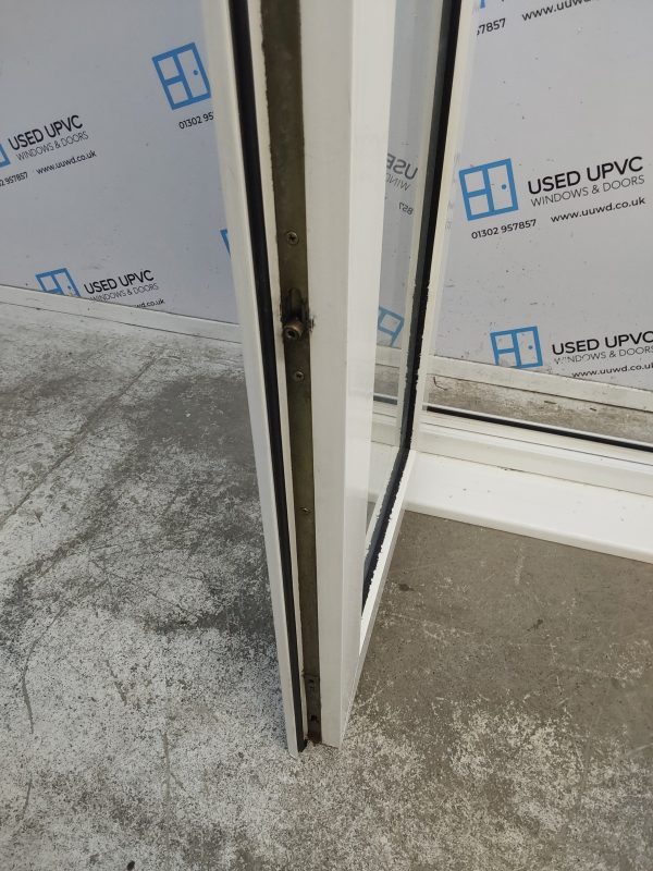 Used White Upvc French Doors (Outwards Opening) 1190mm x 2090mm EA5 - Image 5