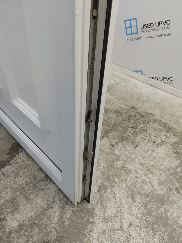 Used White Upvc Front Door And Side Panel 1200mm x 2050mm DS033 - Image 6