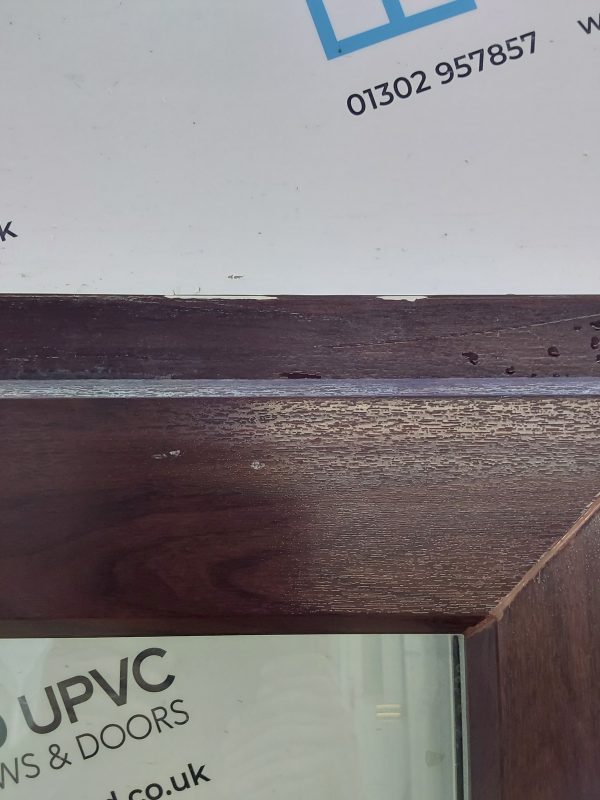 Used Rosewood Full Glass Door And Side Panel 1800mm x 2090mm DS034 - Image 7