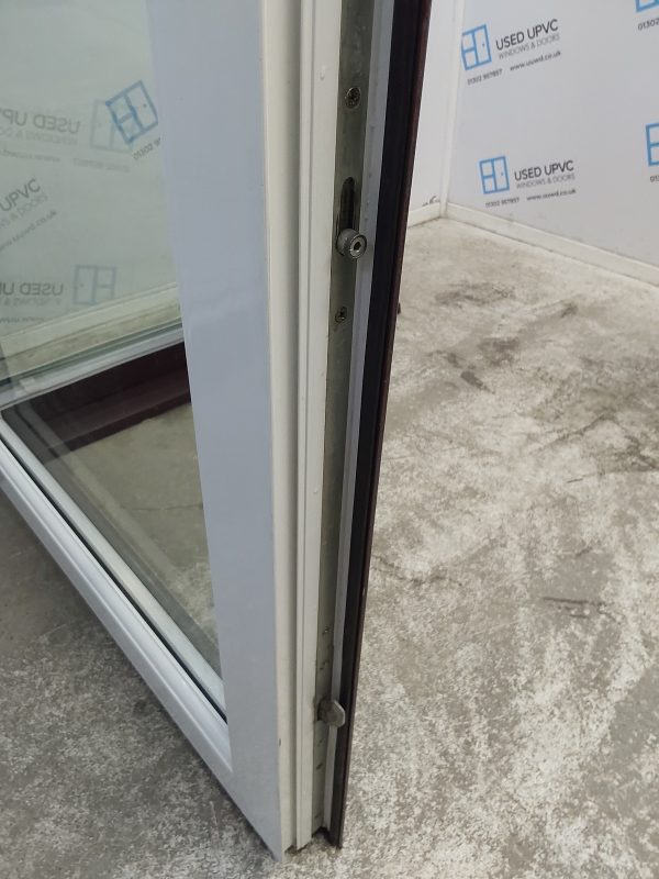 Used Rosewood Full Glass Door And Side Panel 1800mm x 2090mm DS034 - Image 5