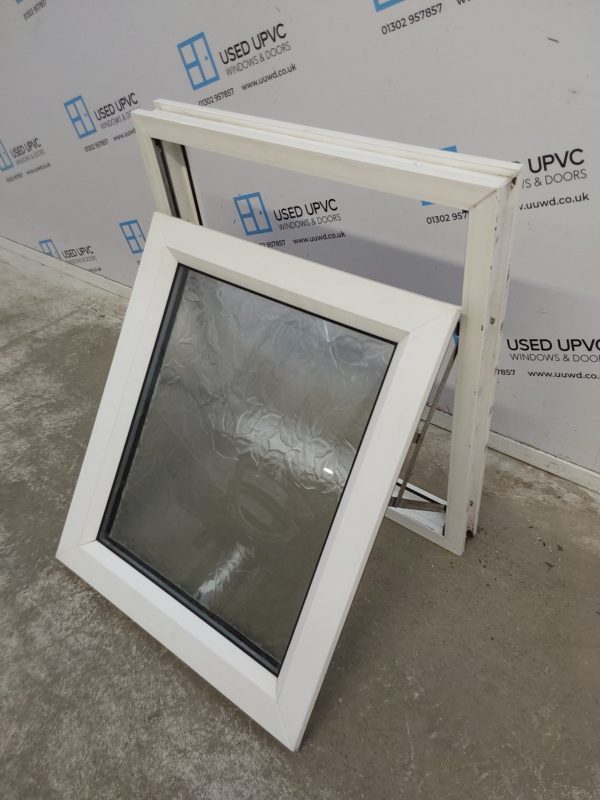 Used White Upvc Window 640mm x 730mm C3170 - Image 3