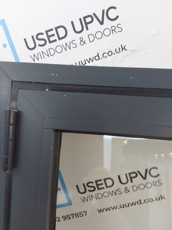 Used Anthracite Grey Aluminium Bi-folding Doors 2400mm x 2105mm BI-FOLD - Image 9