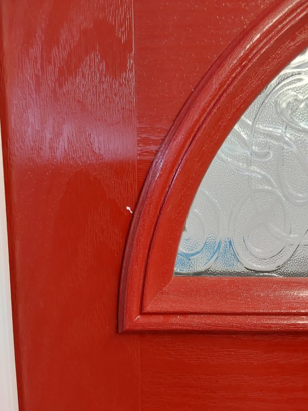 Brand New Red Composite Front Door 895mm x 2070mm C1ND56 - Image 7