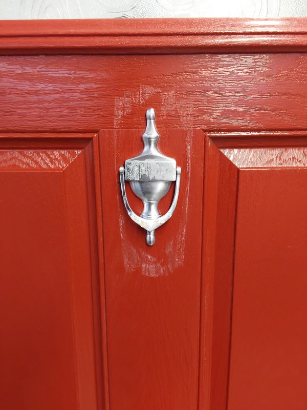 Brand New Red Composite Front Door 895mm x 2070mm C1ND56 - Image 8