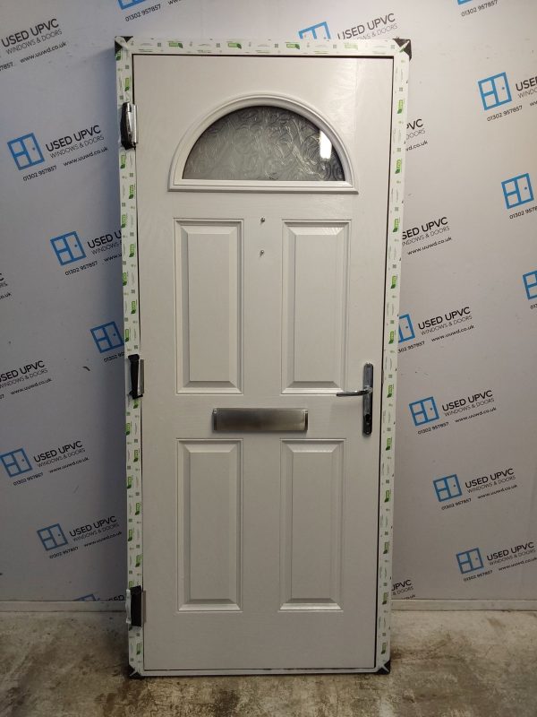Brand New Red Composite Front Door 895mm x 2070mm C1ND56 - Image 2