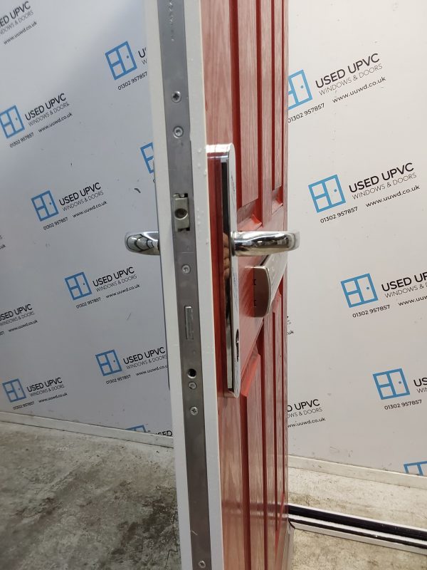 Brand New Red Composite Front Door 895mm x 2070mm C1ND56 - Image 5