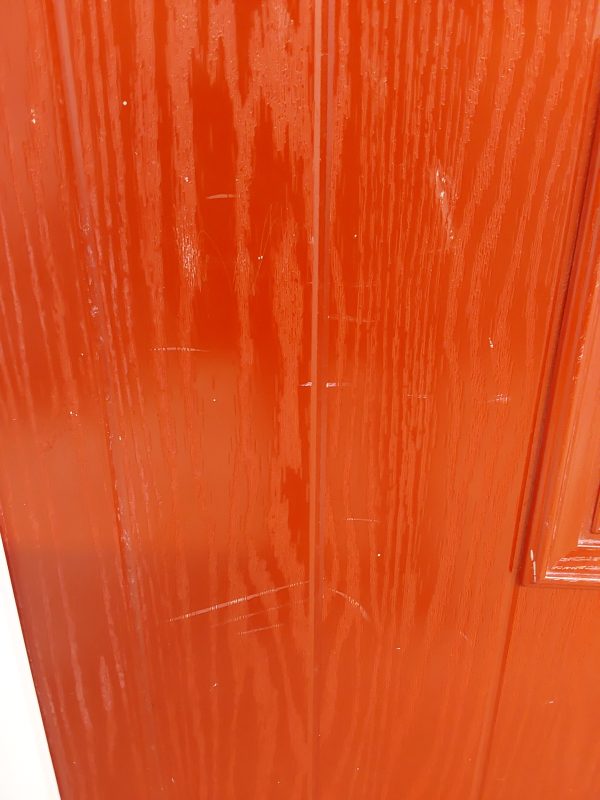 Used Red Composite Front Door 900mm x 2030mm 0754 - Image 6