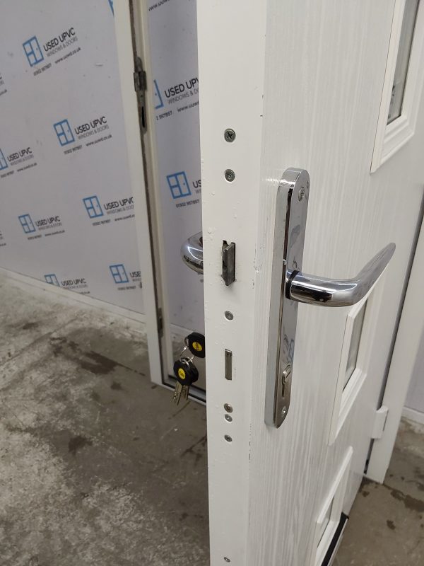 Used Red Composite Front Door 900mm x 2030mm 0754 - Image 10