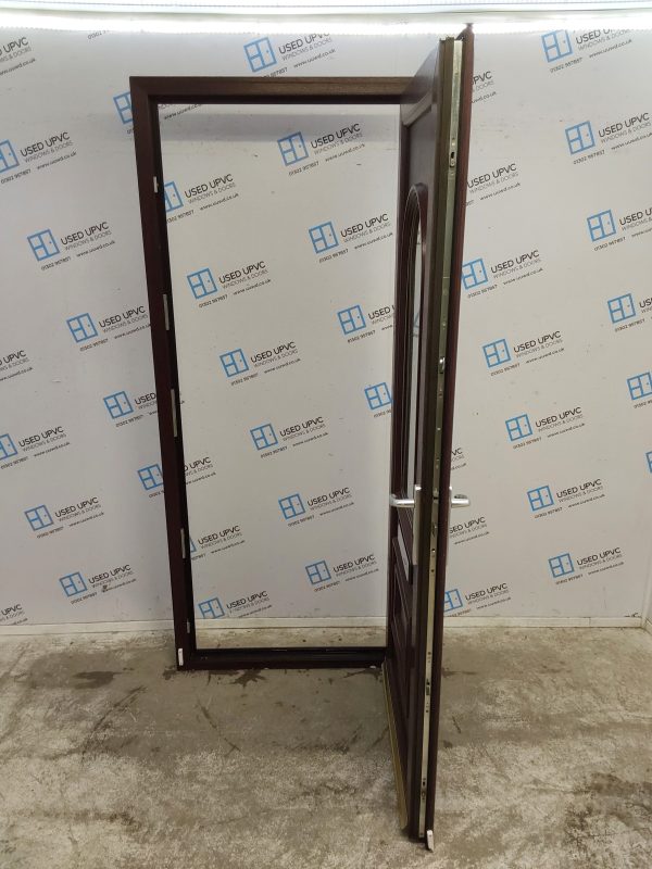 Used Rosewood Upvc Front Door 910mm x 2140mm 0740 - Image 3