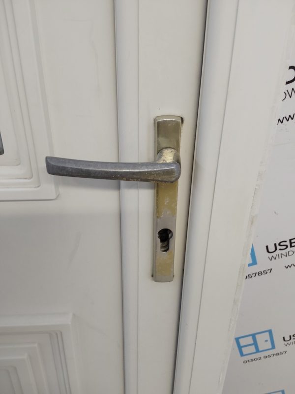 Used White Upvc Back Door 880mm x 2080mm 0645 - Image 4