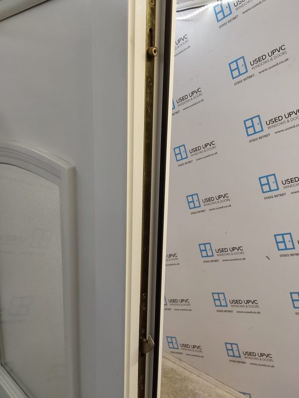 Used White Upvc Back Door 880mm x 2080mm 0645 - Image 5