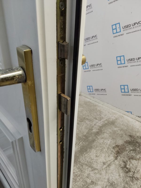 Used White Upvc Back Door 880mm x 2080mm 0645 - Image 6