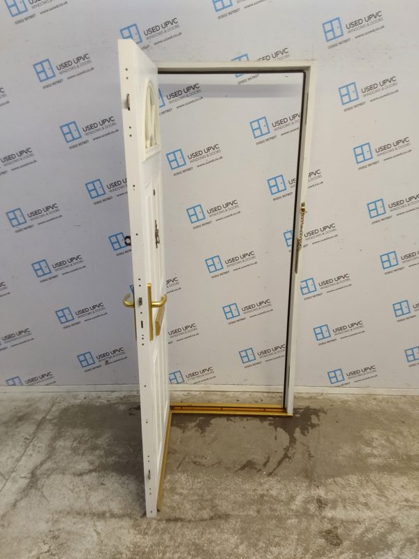 Used White Composite Front Door 835mm x 1950mm 0579 - Image 3