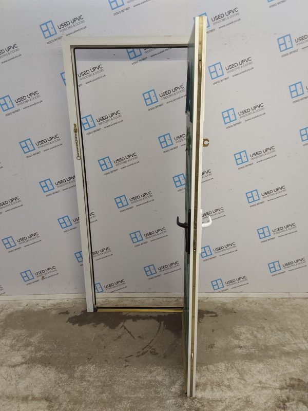 Used Green Composite Front Door 880mm x 2030mm 0320 - Image 3