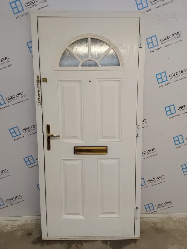 Used White Composite Front Door 945mm x 2080mm 0169 - Image 2