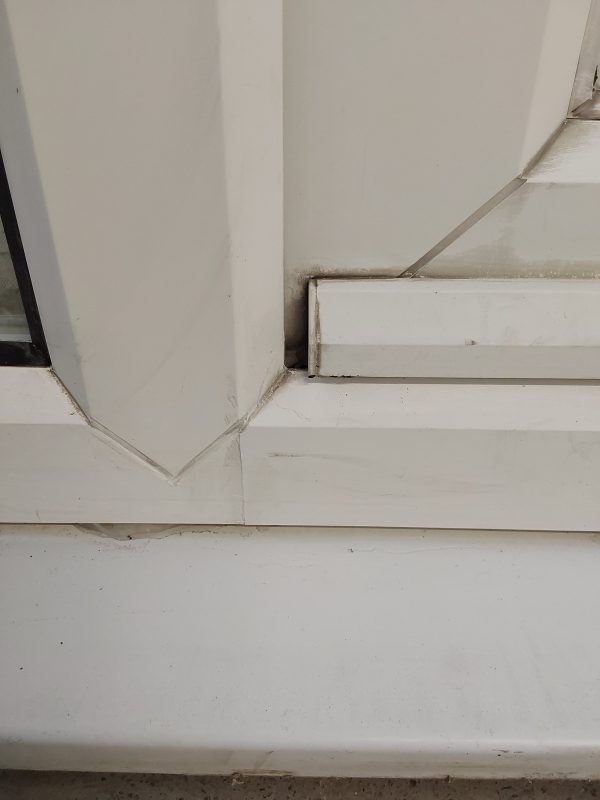 Used White Upvc Front Door And Side Panels 1665mm x 2060mm DS023 - Image 8