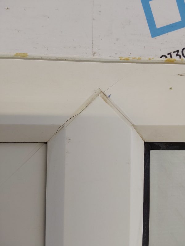 Used White Upvc Front Door And Side Panels 1665mm x 2060mm DS023 - Image 7
