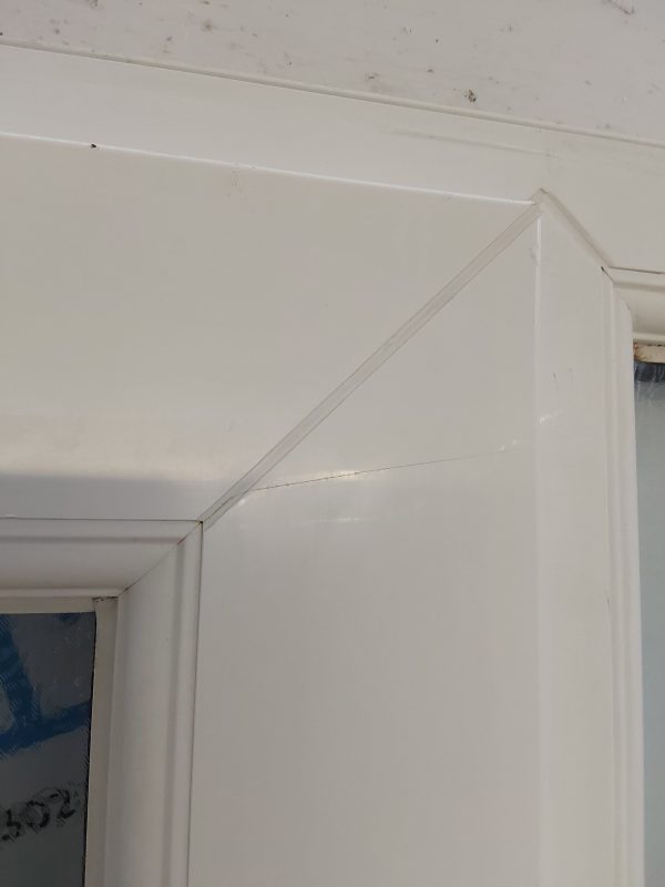Used White Upvc Front Door And Side Panels 1665mm x 2060mm DS023 - Image 6