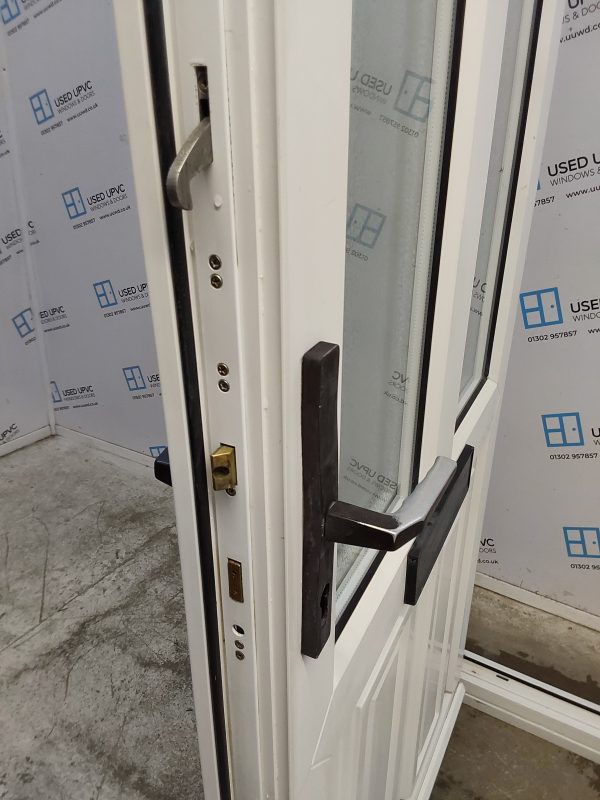 Used White Upvc Front Door And Side Panels 1665mm x 2060mm DS023 - Image 10