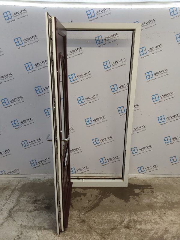 Used Rosewood Upvc Front Door 880mm x 2080mm 0125 - Image 3