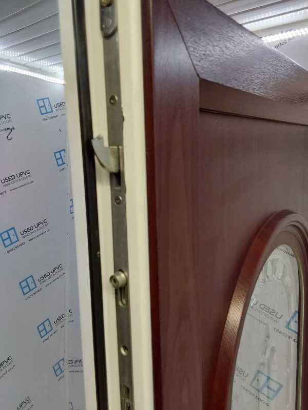 Used Rosewood Upvc Front Door 880mm x 2080mm 0125 - Image 8