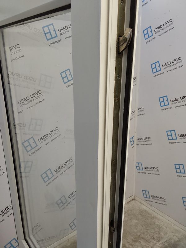 Used White Upvc Back Door 830mm x 1920mm 0115 - Image 5
