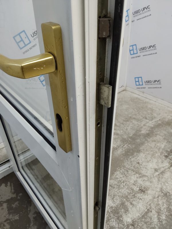 Used White Upvc Back Door 830mm x 1920mm 0115 - Image 6