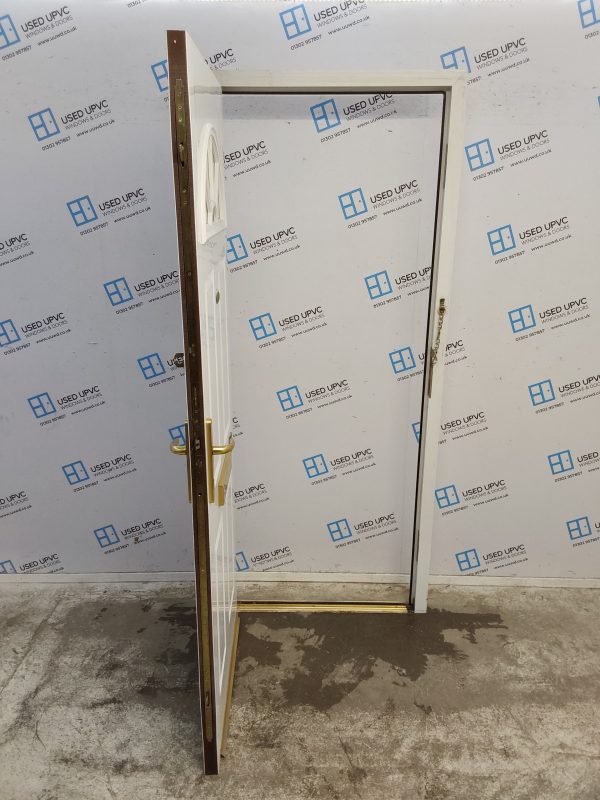 Used White Upvc Front Door 905mm x 2085mm 0120 - Image 3
